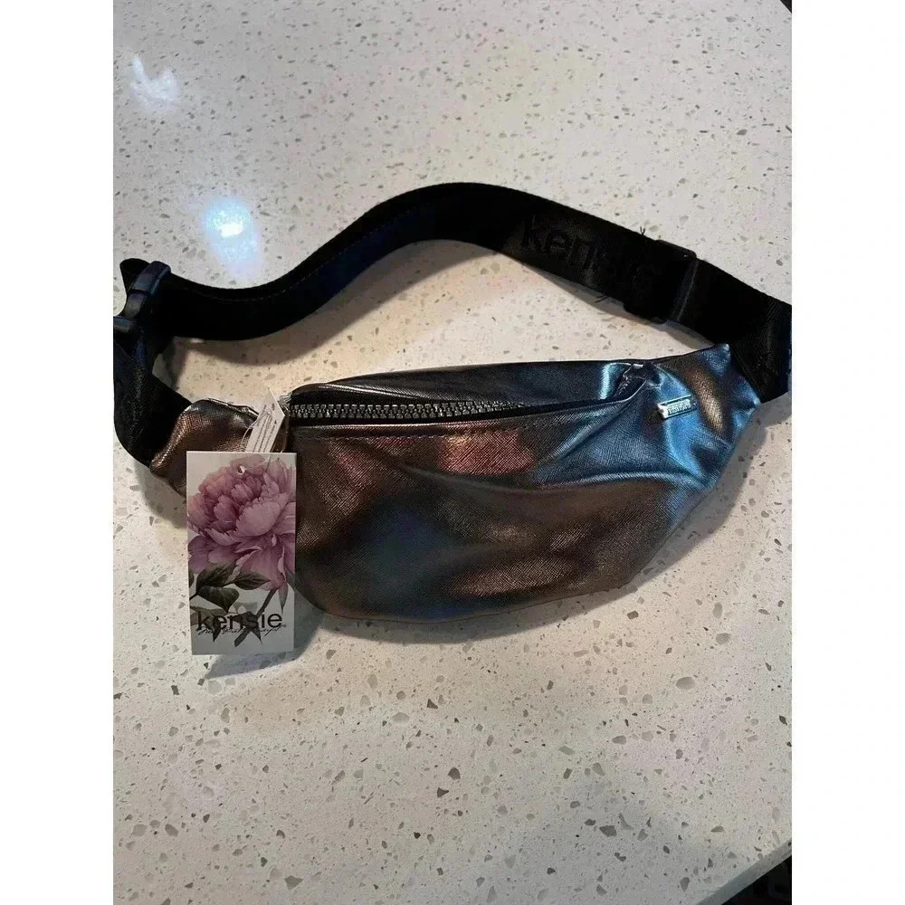 Kenzie Metallica waist purse Fanny pack nwt - Picture 1 of 4